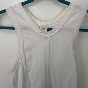 Urban Daisy White Tank